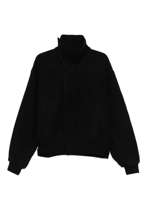 Joe Chia high-neck wool jacket - Black