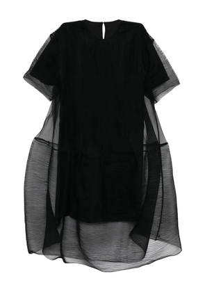 JNBY A-line short-sleeves dress - Black