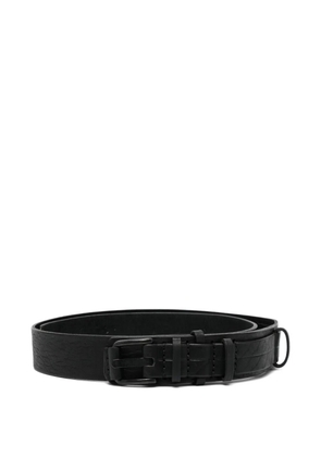 Julius leather belt - Black