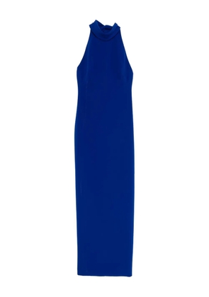 Amsale crepe gown dress - Blue
