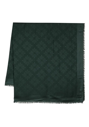 Mulberry Mulberry Tree Square monogram-pattern scarf - Green
