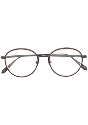 Linda Farrow Moss round-frame glasses - Black
