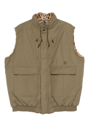 Martine Rose reversible faux-fur gilet - Green