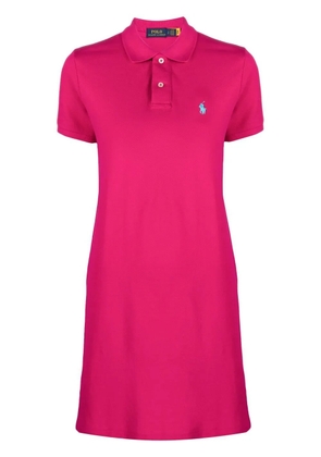 Polo Ralph Lauren embroidered polo-pony dress - Pink
