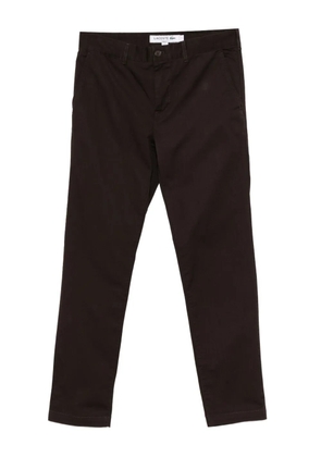 Lacoste logo-patch trousers - Brown