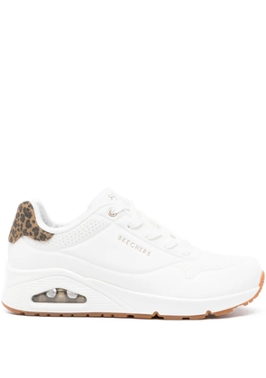 Skechers leopard-print sneakers - White
