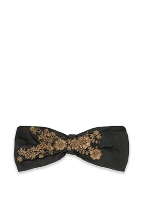 Jennifer Behr Safina floral headband - Black