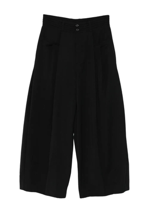 SONGZIO pleat-detail wide-leg trousers - Black