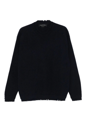 FEDERICO CINA crew-neck sweater - Blue