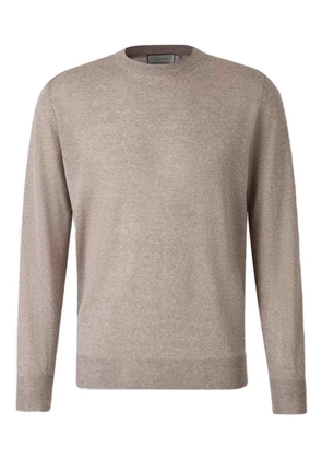 Canali round-neck sweater - Neutrals