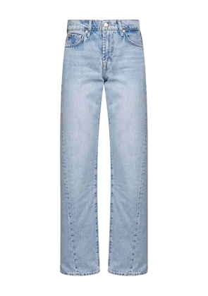 7 For All Mankind five-pocket back-patch jeans - Blue