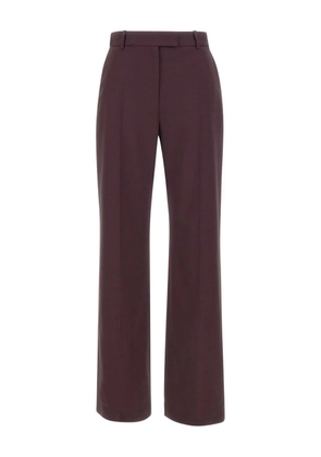 Eleventy pressed-crease wool trousers - Red