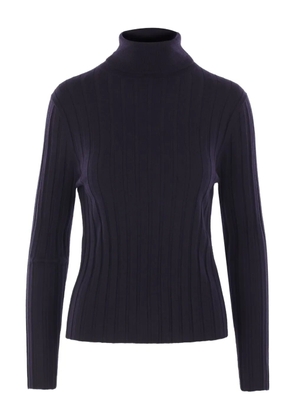 Allude ribbed turtleneck sweater - Blue
