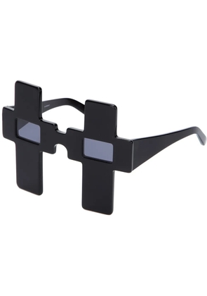 Linda Farrow cross sunglasses - Black