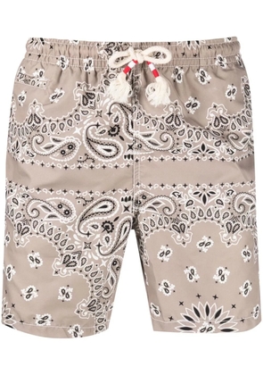 MC2 Saint Barth paisley-print swim shorts - Neutrals