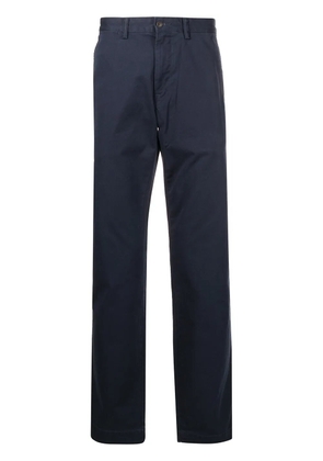 Polo Ralph Lauren logo-patch straight-leg trousers - Blue
