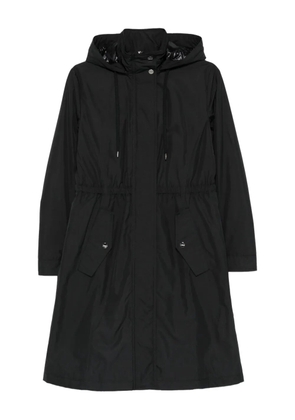 Herno hooded drawstring coat - Black