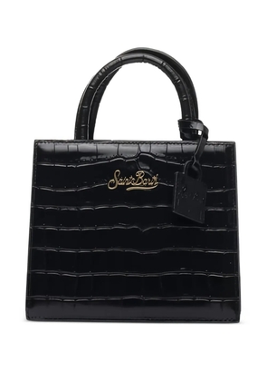 MC2 Saint Barth mini Shop embossed tote bag - Black