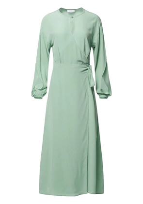 Equipment V-neck wrap dress - Green