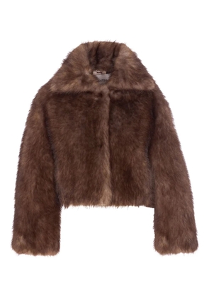 VALENTINI 1972 faux-fur jacket - Brown