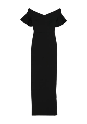 Solace London Cielo off-shoulder maxi dress - Black