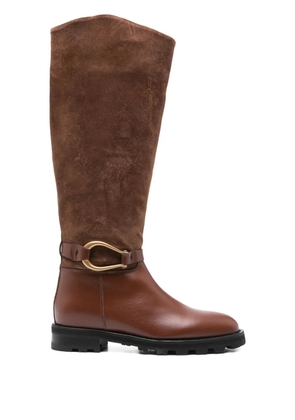 Roberto Festa 30mm leather boots - Brown