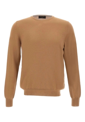 Gran Sasso wool crew-neck sweater - Brown