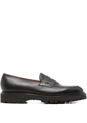 John Lobb leather loafers - Brown