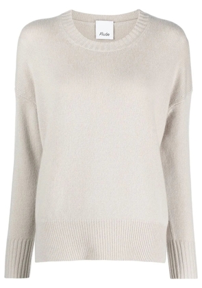 Allude crew-neck cashmere jumper - Neutrals
