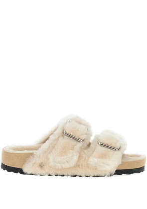 Birkenstock Arizona Big Buckle shearling sandals - Neutrals