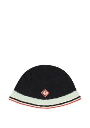Casablanca Appliqué Hat - Black
