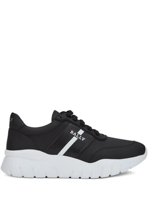 Bally ribbon-detail leather sneakers - BLACK