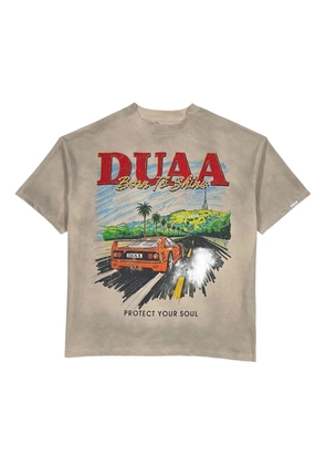 duaa Hollywood graphic T-shirt - Neutrals