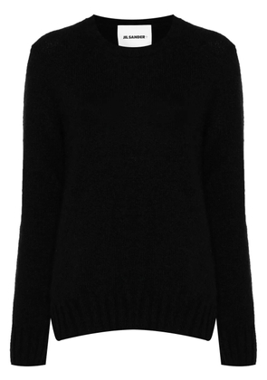 Jil Sander ribbed-trim sweater - Black