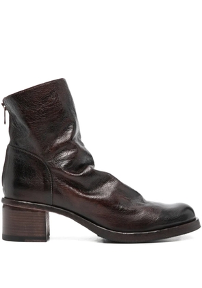 Shoto 40mm leather boots - Brown