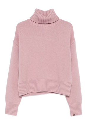 extreme cashmere roll-neck sweater - Pink