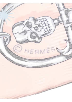Hermès Pre-Owned 2020s C'est La Fete silk scarf - Blue