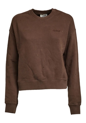 MC2 Saint Barth strass casey sweatshirt - Brown