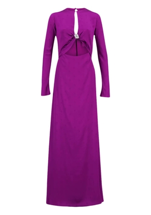 Johanna Ortiz silk jacquard maxi dress - Purple