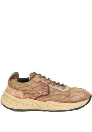 Voile Blanche panelled sneakers - Brown