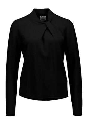 Allude twist-detail sweater - Black