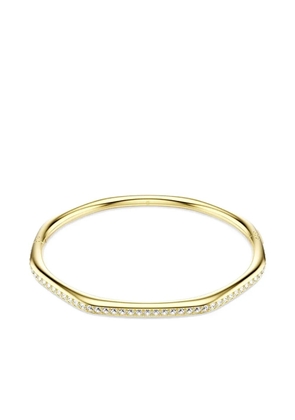 Swarovski Dextera gold crystal-embellished bangle