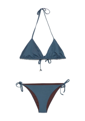 Fisico triangle-cup bikini - Blue