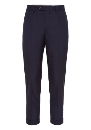 Brunello Cucinelli straight-leg cashmere trousers - Blue