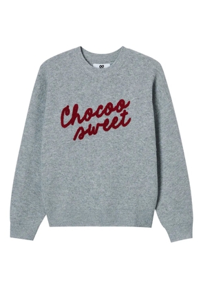 CHOCOOLATE logo-embroidered sweater - Grey