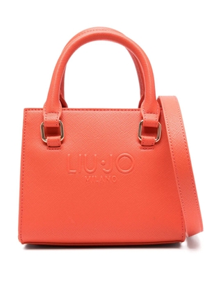 LIU JO logo-embossed tote bag - Orange