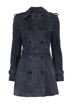 Desa 1972 suede coat - Blue