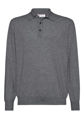 Brunello Cucinelli cotton polo shirt - Grey