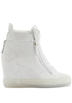Giuseppe Zanotti Kriss wedge sneakers - White
