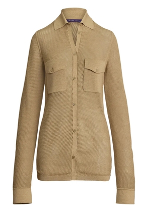 Ralph Lauren Collection mesh shirt - Neutrals